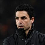 Tréner Arsenalu Mikel Arteta