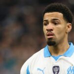 MARSEILLE, FRANCÚZSKO – 3. FEBRUÁRA: Ethan Nwaneri z Olympique de Marseille v akcii počas zápasu Francúzskeho pohára medzi Olympique de Marseille a Stade Rennais na Orange Velodrome 3. februára 2026 vo francúzskom Marseille. (Foto: Neal Simpson/Sportsphoto/Allstar cez Getty Images)