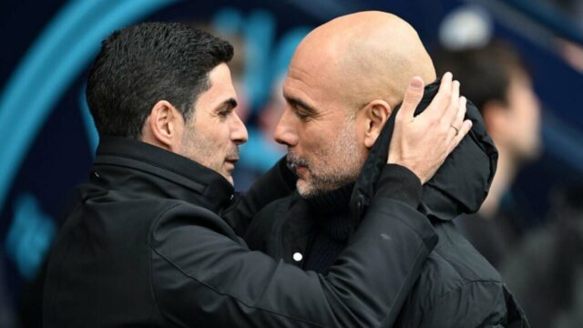 Napriek štyrom titulom Manchestru City v PL, Mikel Arteta od roku 2019 prevyšuje Pepa Guardiolu.
