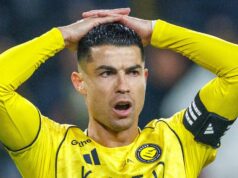 Návrat Man Utd, šokujúce prestupové stretnutia – možnosti Cristiana Ronalda pre ďalší kariérny krok Cristiano Ronaldo z tímu Al-Nassr FC počas zápasu Saudi Pro League medzi Al Nassr a Al Taawoun v Al Awwal Park