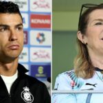 Nassrov portugalský útočník #07 Cristiano Ronaldo reaguje počas futbalového zápasu Saudskej profesionálnej ligy medzi Al-Nassr a Al-Awwal Park Stadium v ​​Rijáde 17. januára, obrázky)