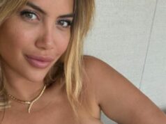 Neslávne známy futbalový WAG je bez podprseniek, pretože fanúšikovia hovoria, že jej horúce fotky sú „v inej lige“ Wanda Nara