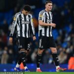 V semifinále proti Man City sa Newcastle skončila obhajoba v Carabao Cupe