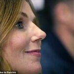 Predtým nevídaná reakcia Geri Halliwellovej na to, že Christian Horner bol vypískaný po tom, čo jeho škandál so sexuálnymi textami zachvátil Formulu 1