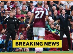 Newcastle by mohol nahradiť Eddieho Howea Unaiom Emerym Manažér Aston Villy Unai Emery počas tlačovej konferencie