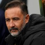 Potom manažér Wolves Vitor Pereira pred zápasom Premier League v Newcastle