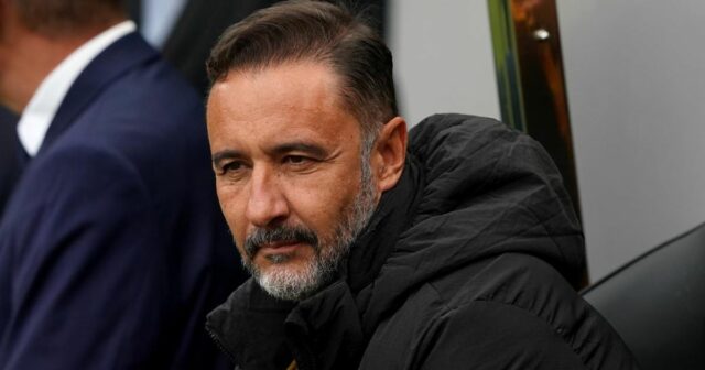 Nottingham Forest označil Vitora Pereiru za štvrtého manažéra sezóny po Potom manažér Wolves Vitor Pereira pred zápasom Premier League v Newcastle