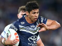 ODHALENÉ: Ako pravidelné rybárske výlety pomohli hviezde NRL zotaviť sa z DRUHÉHO zranenia ACL Heilum Luki (na obrázku) si zahrá svoj prvý zápas NRL od roku 2024 v Las Vegas s Cowboys po tom, čo sa zotavil z ďalšej slzy ACL