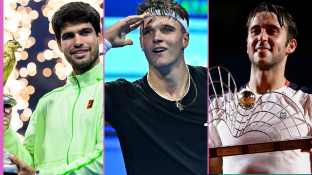 Obrovský náskok Alcarazu, Mensikove nové kariérne maximum, Etcheverry sa s titulom vyšplhal o 15 miest
