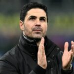 Šéf Arsenalu Mikel Arteta reaguje