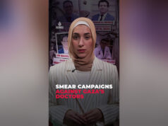 Očierňujúce kampane proti lekárom z Gazy | Izraelsko-palestínsky konflikt Očierňujúce kampane proti lekárom z Gazy | Izraelsko-palestínsky konflikt