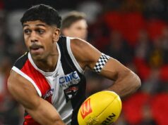 Odhalené: Divoký počet hviezd AFL, ktorých kontrakty prekročili v roku 2025 1 milión dolárov Hviezda St Kilda Nasiah Wanganeen-Milera je prvým mužom AFL v hodnote 2 milióny dolárov (na obrázku, minulý rok v akcii)