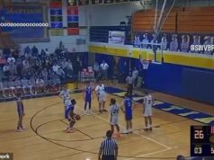 Ohavné nadávky na rasu prinúti stredoškolský basketbalový zápas k náhlemu zastaveniu, keď úradníci odstránia študentov z radov študentov Klip ukazuje, ako hráč Kearsley chýba trestný hod, keď niekto z davu zakričal n-slovo. Hoci kamera zostala na kurte pripevnená, nahnevaní diváci sa ozývajú kričať