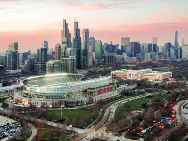 Plány Indiany v štáte Illinois pre štadión Bears získavajú ďalšiu NFL: Minnesota Vikings v Chicagu Bears