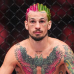 LAS VEGAS, NEVADA – 22. JANUÁRA: Prezident a generálny riaditeľ UFC Dana White je videný na pódiu počas tlačovej konferencie UFC 324 v T-Mobile Arene 22. januára 2026 v Las Vegas, Nevada. (Foto Chris Unger/Zuffa LLC)