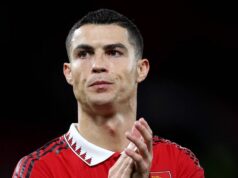 Pozícia Cristiana Ronalda k úžasnému návratu z Man Utd bola odhalená po páde Saudskej Arábie DŽEDDAH, SAUDSKO ARÁBIA - 30. apríla: Cristiano Ronaldo z Al Nassr reaguje počas elitného semifinále Ligy majstrov AFC medzi Al Nassr a Kawasaki Frontale na štadióne King Abdullah Sports City Hall 30. apríla 2025 v Jeddah v Saudskej Arábii. (Foto: Yasser Bakhsh/Getty Images)