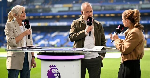 Odborníci TNT Sports Lynsey Hipgrave, Joe Cole a Karen Carney