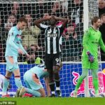 Yoane Wissa bojoval proti svojmu bývalému tímu, keď Newcastle doma porazili 3:2