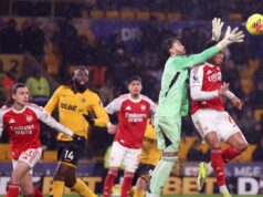 Presný moment v boji o titul Arsenalu, ktorý nastal pred kolapsom vo Wolves WOLVERHAMPTON, ANGLICKO - 18. FEBRUÁRA: Mikel Arteta, manažér Arsenalu, reaguje na remízu v zápase Premier League medzi Wolverhampton Wanderers a Arsenal v Molineux 18. februára 2026 v anglickom Wolverhamptone. (Foto: Michael Regan/Getty Images)