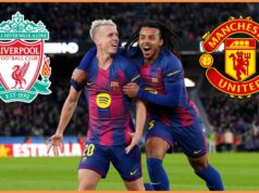 Prestup Julesa Koundeho sledoval Man United, Liverpool Jules Kounde v akcii za Barcelonu