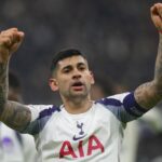 Cristian Romero z Tottenhamu Hotspur
