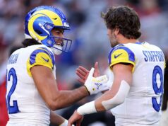 Puka Nacua ‚takmer urobil backflip, keď Matthew Stafford vyhral MVP Puka Nacua 'takmer urobil backflip, keď Matthew Stafford vyhral MVP