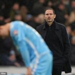 Frank Lampard videl, že náskok Coventry na čele šampionátu sa v posledných týždňoch vytratil