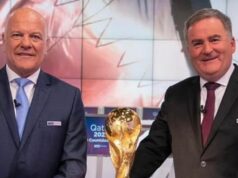 Richard Keys a Andy Gray opustia Katar na konci sezóny a nebudú sa predstavovať na majstrovstvách sveta Richard Keys, Nicky Crosby a Andy Gray