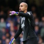 Robert Sanchez z Chelsea počas zápasu Premier League medzi Chelsea a Burnley na Stamford Bridge 21. februára 2026 v Londýne, Spojené kráľovstvo