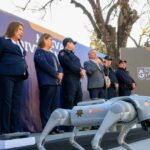 Robotické policajné psy odhalené magistrátom Guadalupe
