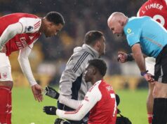 Saka, Trossard – Najnovšie správy o zranení Arsenalu, keďže Mikel Arteta mal pred Tottenhamom dvojité starosti Bukayo Saka bol nahradený v súboji Arsenalu Premier League proti Wolves pre potenciálne zranenie