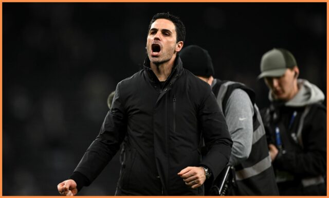 Šéf Arsenalu Arteta chváli Ezeho po víťazstve nad Tottenhamom
