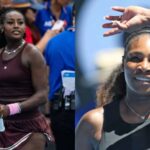 Syndication: The Enquirer Serena Williamsová sa stretla s Emmou Raducanu počas Western & Southern Open v Lindner Family Tennis Center v Masone v utorok 16. augusta 2022 na jednom z jej posledných turnajov pred odchodom do dôchodku. Williams prehral 4:6, 0:6. Utorok Serena16 Cincinnati OH , LEN REDAKČNÉ POUŽITIE PUBLIKÁCIAxINxGERxSUIxAUTxONLY Copyright: xCaraxOwsley/ThexEnquirerx 18879973