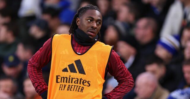 Tepelná mapa každého dotyku, ktorý Eberechi Eze mal pre Crystal Palace v minulej sezóne Premier League