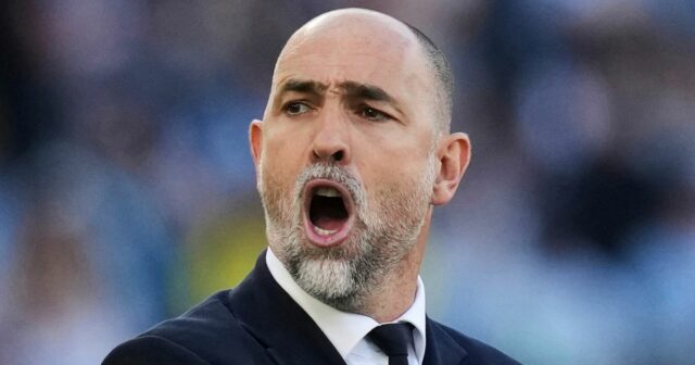 Hlavný tréner Juventusu Igor Tudor počas futbalového zápasu Serie A medzi Laziom a Juventusom na olympijskom štadióne v Ríme