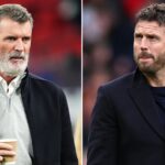 Michael Carrick a manželka Lisa Roughead sa 22. januára 2019 v Manchestri zúčastnia galavečera United for Unicef ​​na Old Trafford.