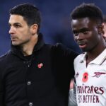 Mikel Arteta a Bukayo Saka
