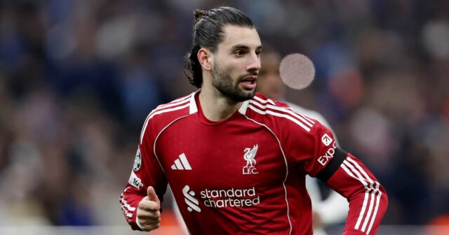 Dominik Szoboszlai počas zápasu Liverpoolu