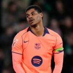 Marcus Rashford z Barcelony reaguje