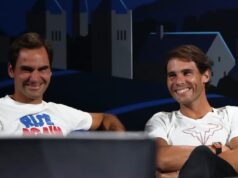 Stefanos Tsitsipas odhaľuje, čo sa stalo, keď sa opil s Rogerom Federerom a Rafaelom Nadalom Autor fotografie: Andy Cheung/Getty Images