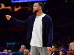 Stephen Curry (koleno) vynechá Zápas hviezd NBA: Golden State Warriors v Los Angeles Lakers