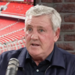 Steve Bruce počas svojho posledného zápasu ako šéf Newcastlu United