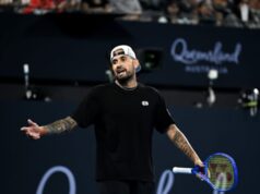 Súper Nicka Kyrgiosa na Australian Open zdieľa myšlienky o jeho správaní počas ich zápasu Foto Kelly Defina/Getty Images