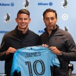 James Rodriguez konečne dostal víza po tom, čo tento mesiac podpísal zmluvu s Minnesotou United