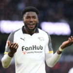 MONACO, MONACO – 28. JANUÁRA: Folarin Balogun z AS Monaco reaguje počas fázy MD8 zápasu Ligy majstrov UEFA 2025/26 medzi AS Monaco a Juventusom na Stade Louis II 28. januára 2026 v Monaku v Monaku. (Foto: Alberto Gandolfo/BSR Agency/Getty Images)