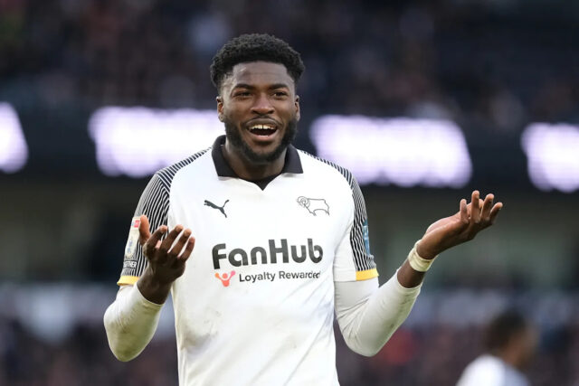 MONACO, MONACO – 28. JANUÁRA: Folarin Balogun z AS Monaco reaguje počas fázy MD8 zápasu Ligy majstrov UEFA 2025/26 medzi AS Monaco a Juventusom na Stade Louis II 28. januára 2026 v Monaku v Monaku. (Foto: Alberto Gandolfo/BSR Agency/Getty Images)