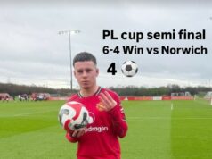 Syn Wayna Rooneyho Kai skóroval ŠTYRIkrát, keď Man United U16 porazili Norwich v 10-gólovom thrilleri Kai Rooney pokračoval vo svojom pôsobivom vzostupe v Man United štyrmi gólmi proti Norwichu U16s