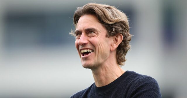 Thomas Frank by mohol byť pripravený na okamžitý návrat Tottenhamu Thomas Frank, manažér Tottenhamu Hotspur, sa pozerá na zápas Premier League medzi Brighton & Hove Albion a Tottenham Hotspur.