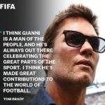 FIFA sa podelila o množstvo pocty Giannimu Infantinovi, vrátane pocty od legendy NFL, Toma Bradyho
