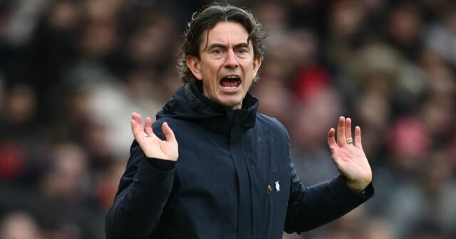 Na snímke manažér Tottenhamu Thomas Frank